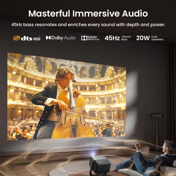 Global Version JMGO N1S Ultra 4K Triple Laser Projector