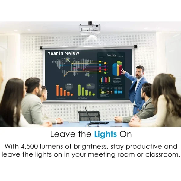 Optoma 1080P Full HD 4500 Lumens Blu-ray 3D Projector EH412