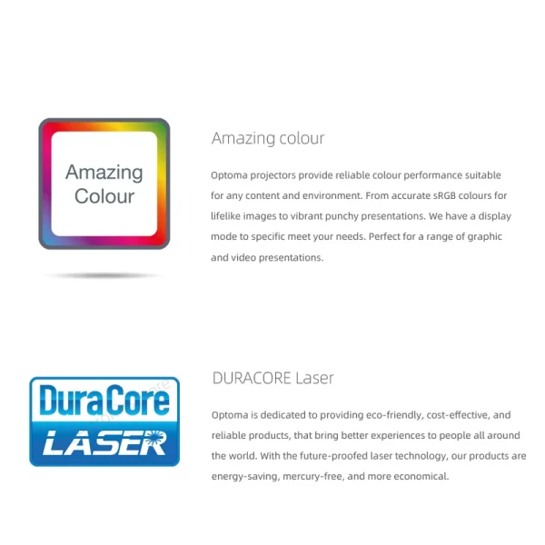 Optoma 1080P Laser Projector EL420H 4000 Lumens