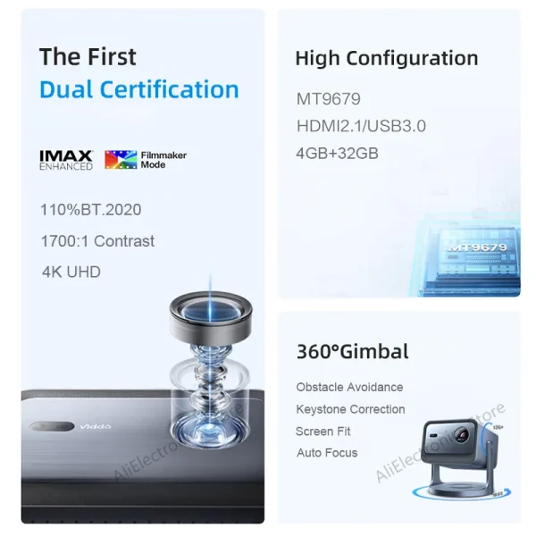 Vidda C2 Triple Color Laser 4K Projector