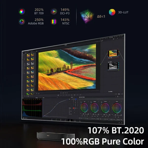 Hisense 300X Triple Color Laser 4K Projector 88” Laser TV Home Theater